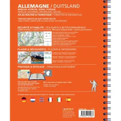 Michelin Duitsland Benelux Oostenrijk Zwitserland Tsjechië  wegenkaart