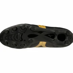 Sale Mizuno Morelia II Club voetbalschoenen black gold darkshadow