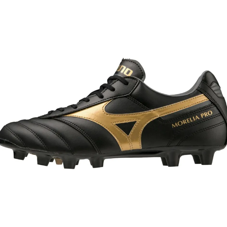 New Mizuno Morelia II Pro voetbalschoenen black gold dark shadow