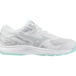 Best Mizuno Stealth Star 3 indoorschoenen junior white blue tint