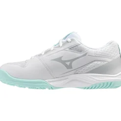 Best Mizuno Stealth Star 3 indoorschoenen junior white blue tint