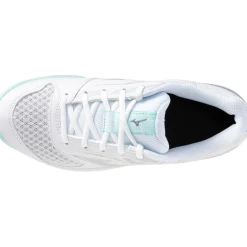 Best Mizuno Stealth Star 3 indoorschoenen junior white blue tint