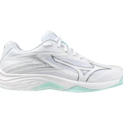 Mizuno Thunder Blade Z indoorschoenen dames white blue tint