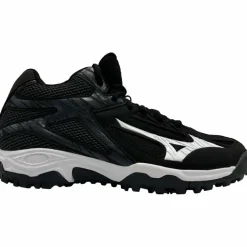 Hot Mizuno Thunderblade 3 Outdoor korfbalschoenen black white ebony