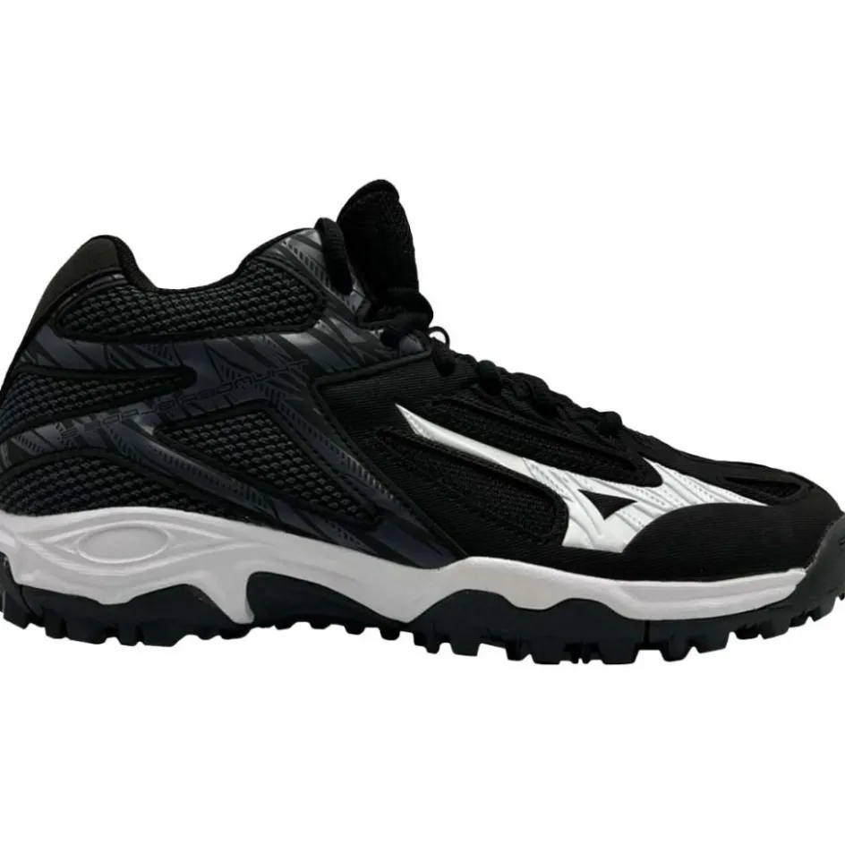 Hot Mizuno Thunderblade 3 Outdoor korfbalschoenen black white ebony