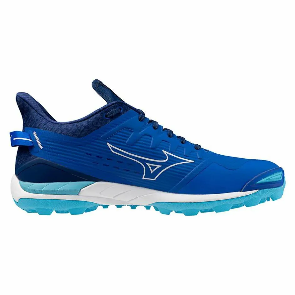 Mizuno Wave Leopardus hockeyschoenen mugen blue white estate blue