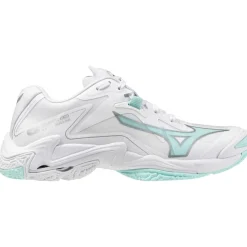 Mizuno Wave Lightning Z8 indoorschoenen dames white blue tint