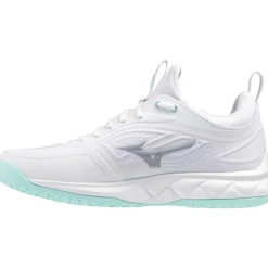 Best Mizuno Wave Luminious 3 indoorschoenen dames white blue tint