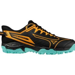 Outlet Mizuno Wave Lynx 2 hockeyschoenen junior black tangelo ice green