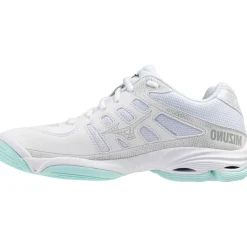 New Mizuno Wave Voltage 2 indoorschoenen dames white blue tint