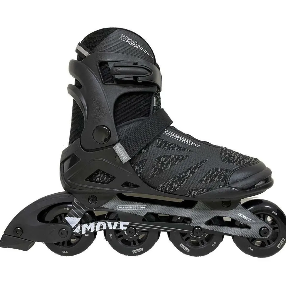 Move SK-8422 inline skates black silver