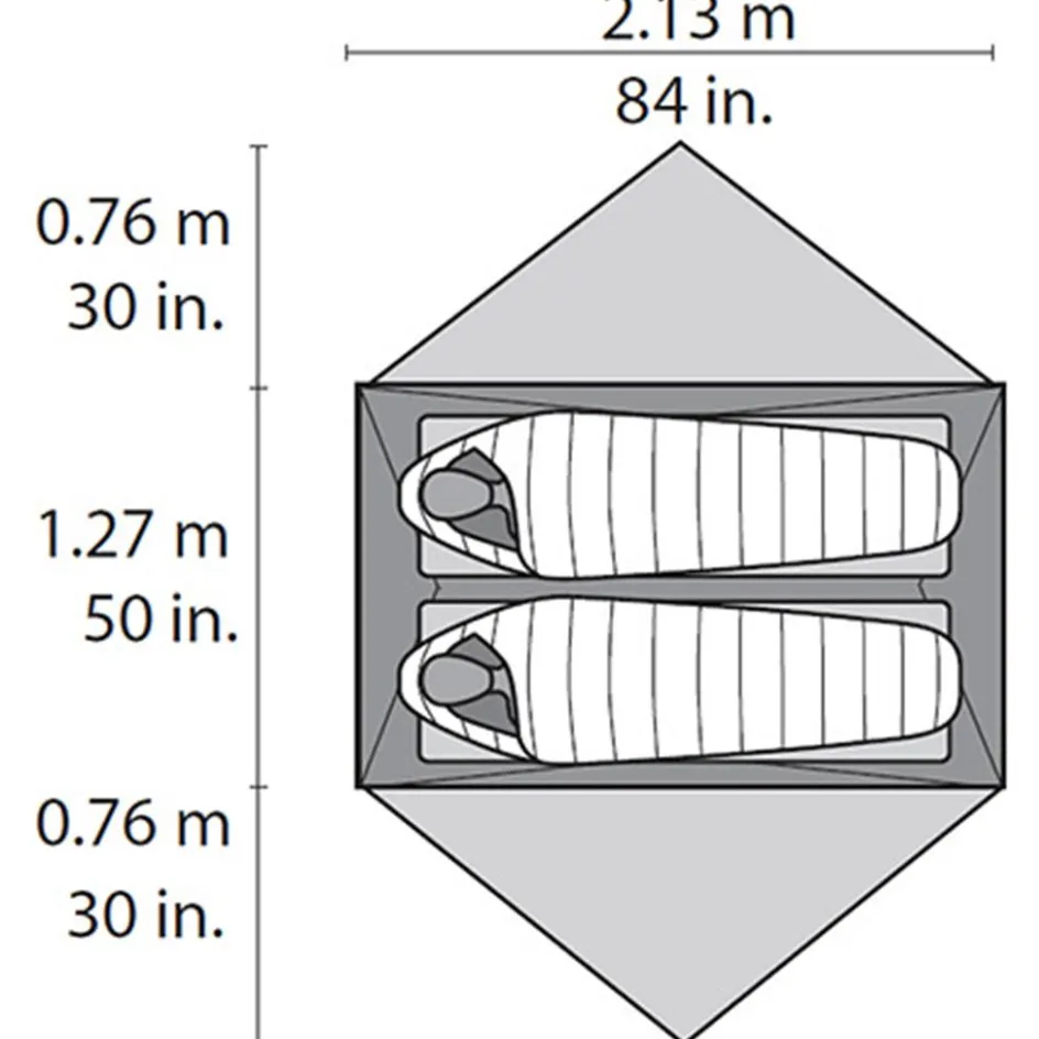 Hot MSR Hubba Hubba NX lichtgewicht koepeltent green