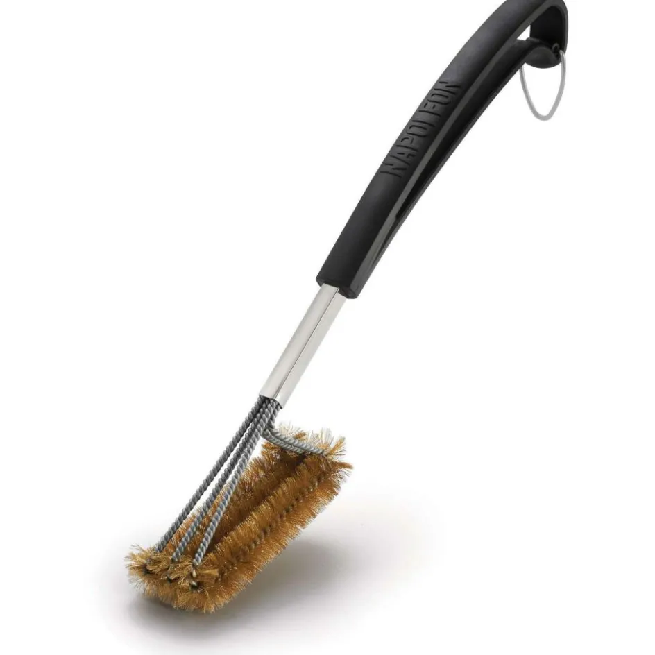 Clearance Napoleon drievoudige grillborstel messing