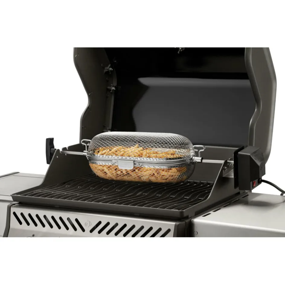 Online Napoleon RVS mand voor draaispit