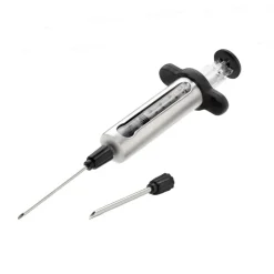 Discount Napoleon rvs marinade injectiespuit met 2 naalden