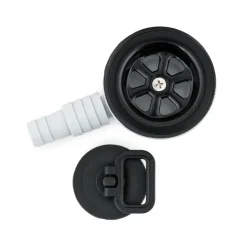 Navy Load haakse afvoerplug 20 - 25 mm zwart