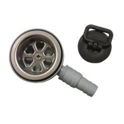 Discount Navy Load  haakse afvoerplug 20 - 25 mm grijs