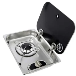 Best Navy Load  Small 1-pits kookplaat met glazendeksel