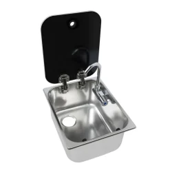 Best Navy Load  Spoelbak met glazen deksel 320 x 260