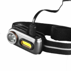 Online Nebo Einstein 400 oplaadbare hoofdlamp grijs