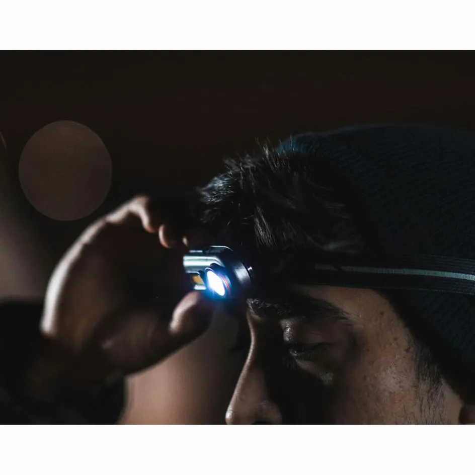 Online Nebo Einstein 400 oplaadbare hoofdlamp grijs