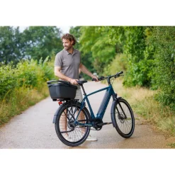 New Looxs  Clipper With Handle 28 liter fietsmand black