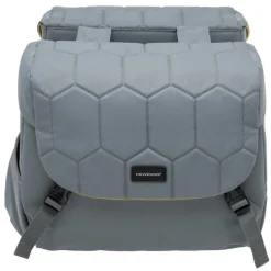New Looxs  Mondi Joy Double fietstas 38 liter quilted grey
