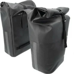 New New Looxs Nyborg Double fietstas 34 liter black