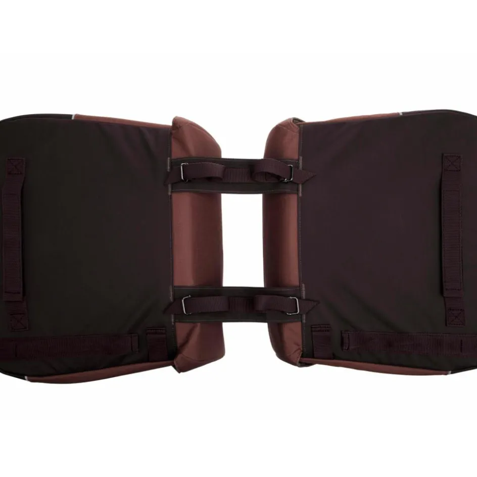 New New Looxs Oslo Joli Double fietstas 37 liter burgundy rust