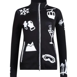 Best Newland Vertige ski vest dames black white