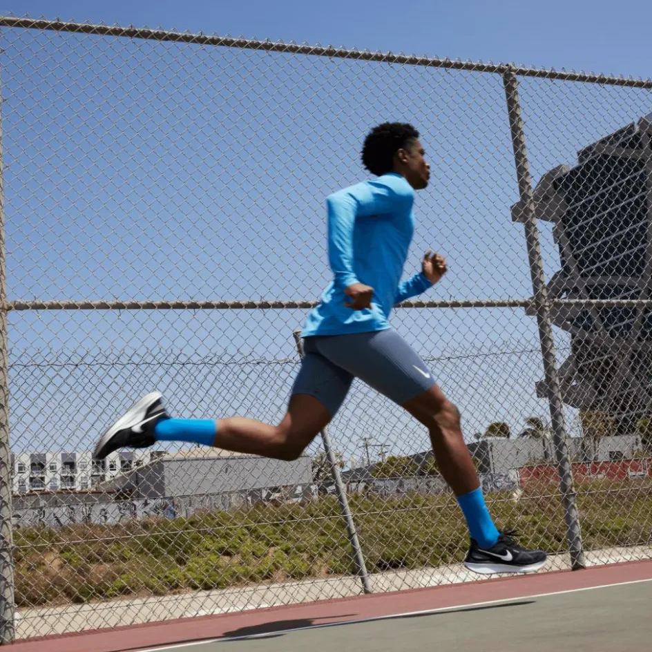 New Nike Air Zoom Structure 25 hardloopschoenen heren black white iron grey