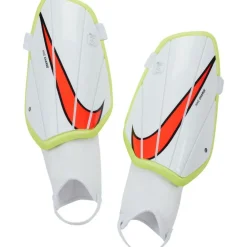 New Nike Charge scheenbeschermers white volt bright crimson