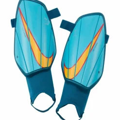 Discount Nike Charge scheenbeschermers baltic blue zwart wit