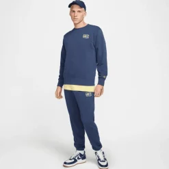 Nike Club FT Bolt joggingbroek heren midnight navy  lightening