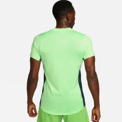 Nike Court Dri-FIT Advantage tennisshirt heren lime  blast deep jungle black