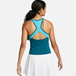 New Nike Court Dri-FIT Slam tennis tanktop dames geode teal teal nebula white