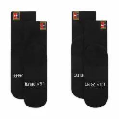 Nike Court Multiplier Max tennissokken heren 2-pack black