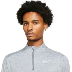 Sale Nike Element Dri-FIT hardloopshirt heren smoke grey grey fog reflective silver