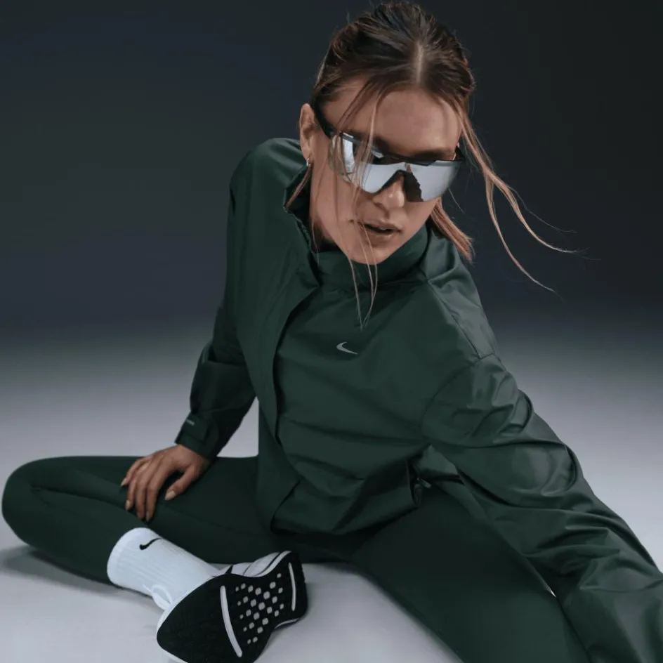 Nike Fast Repel hardloopjack dames vintage green black
