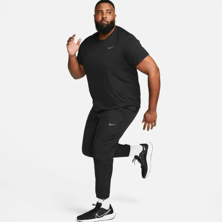 Nike Miler hardloopshirt heren black