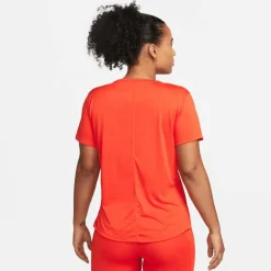 Online Nike One Dri-FIT Swoosh hardloopshirt dames red