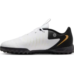 Nike Phantom GX II Academy voetbalschoenen junior white metallic gold coin black