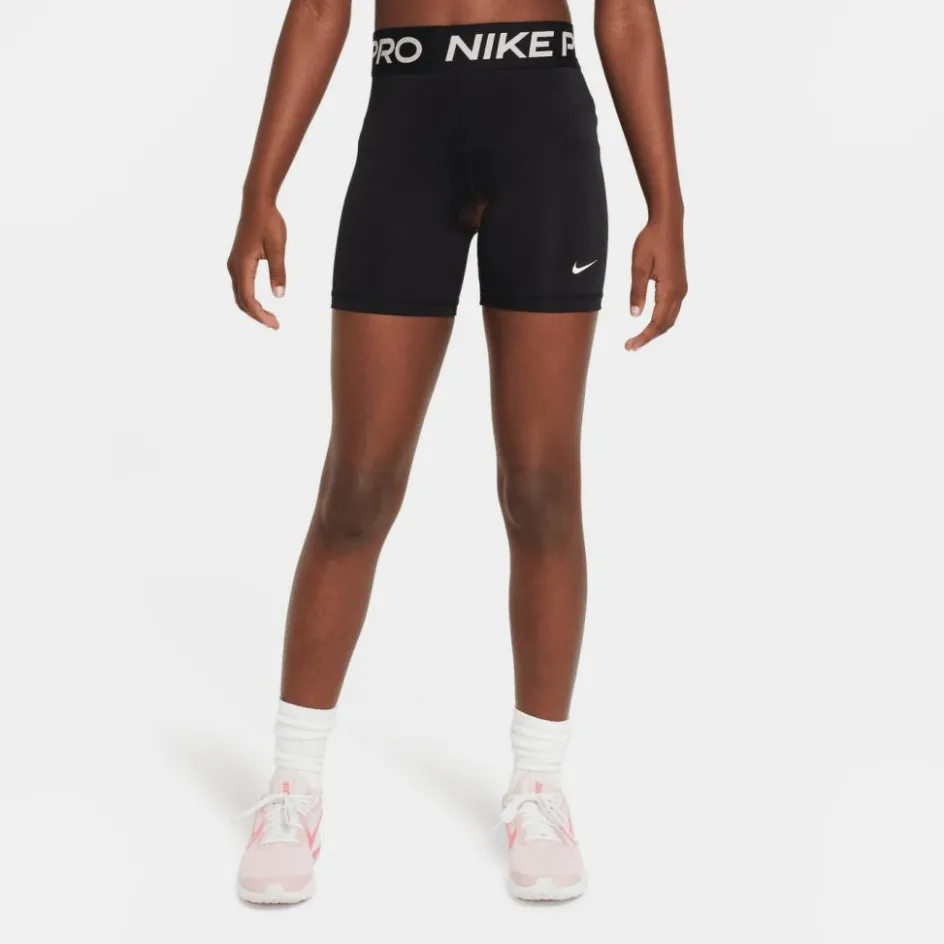 Outlet Nike Pro Big Kids' short junior black white