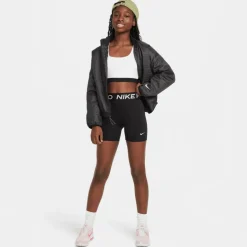 Outlet Nike Pro Big Kids' short junior black white