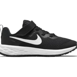 Best Nike Revolution 6 schoenen junior black dark smoke grey white