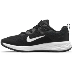Best Nike Revolution 6 schoenen junior black dark smoke grey white