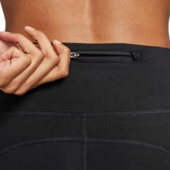 Sale Nike Swoosh Fast hardloopbroek dames black white