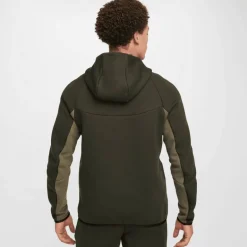 Hot Nike Tech Fleece Windrunner vest heren sequoia medium olive black