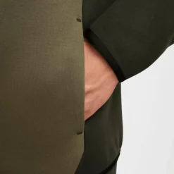 Hot Nike Tech Fleece Windrunner vest heren sequoia medium olive black