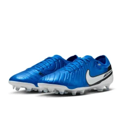 Discount Nike Tiempo Legend 10 Pro FG voetbalschoenen heren signal blue white